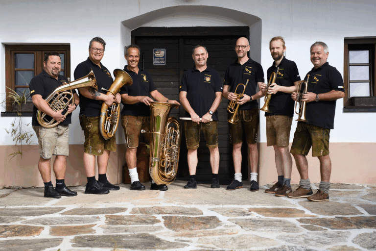 Blechvögel spielen am 31. Mai 2026 in Bad Gleichenberg, Copyright Blechvögl.