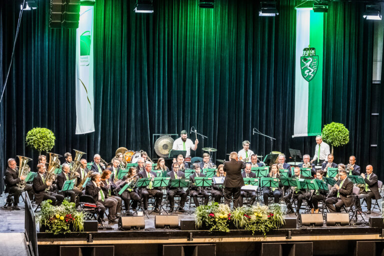 Der Musikverein der Graz Linien spielt bei den Kurkonzerten in Bad Gleichenberg.
